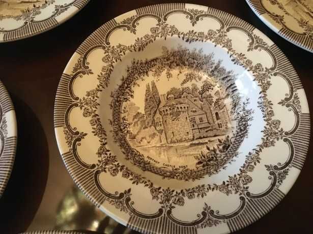 Set 8 farfurii portelan englezesc-marcate-Olanda