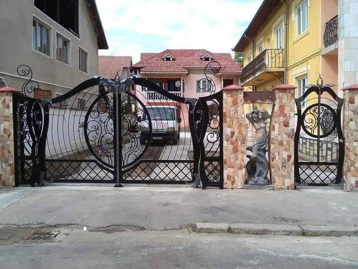 Porti și garduri din fier forjat și tablă debitată