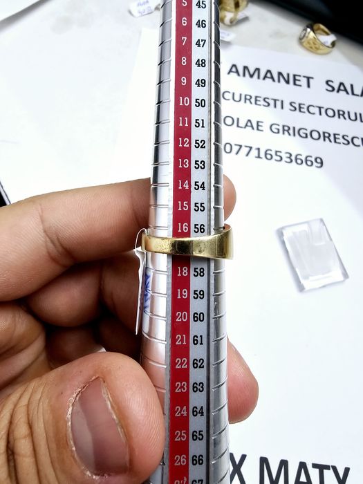 Vand inel dama din aur 14 k 4.83 g cod 369