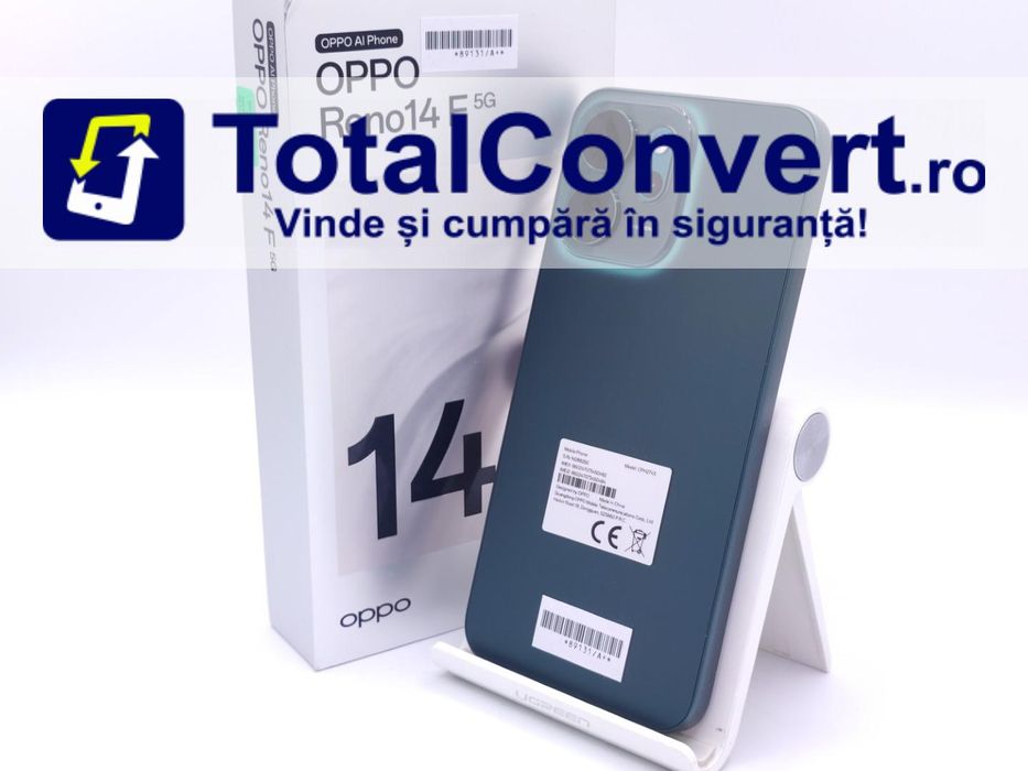 Oppo Reno14 F 256GB Luminouse Green 8GB, Garantie 24 luni | #D89131