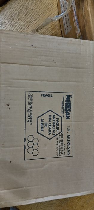 Faguri artificiali ceară 1/1 . Trei cutii disponibile. 250 cutia