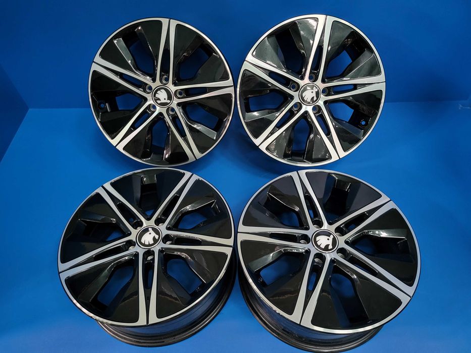 Vand jante bicolore 5x112 R18 pt Skoda Karoq