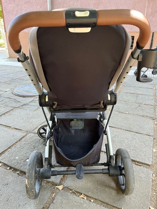 Cybex balios s lux количка сива с два коша