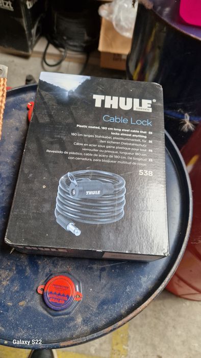 Cablu antifurt bicicletă thule cable Lock