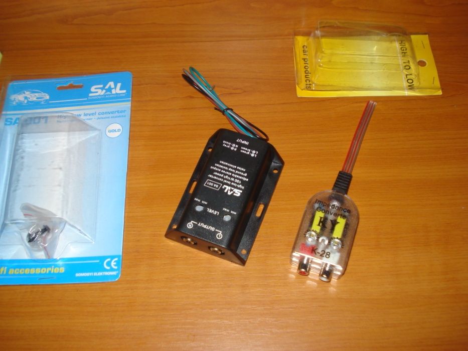 adaptor audio filtru high to low pentru subwoofer statie auto