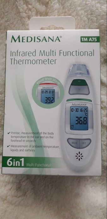 Термометър дигитален инфрачервен мултифункционален  6в1 - Ново