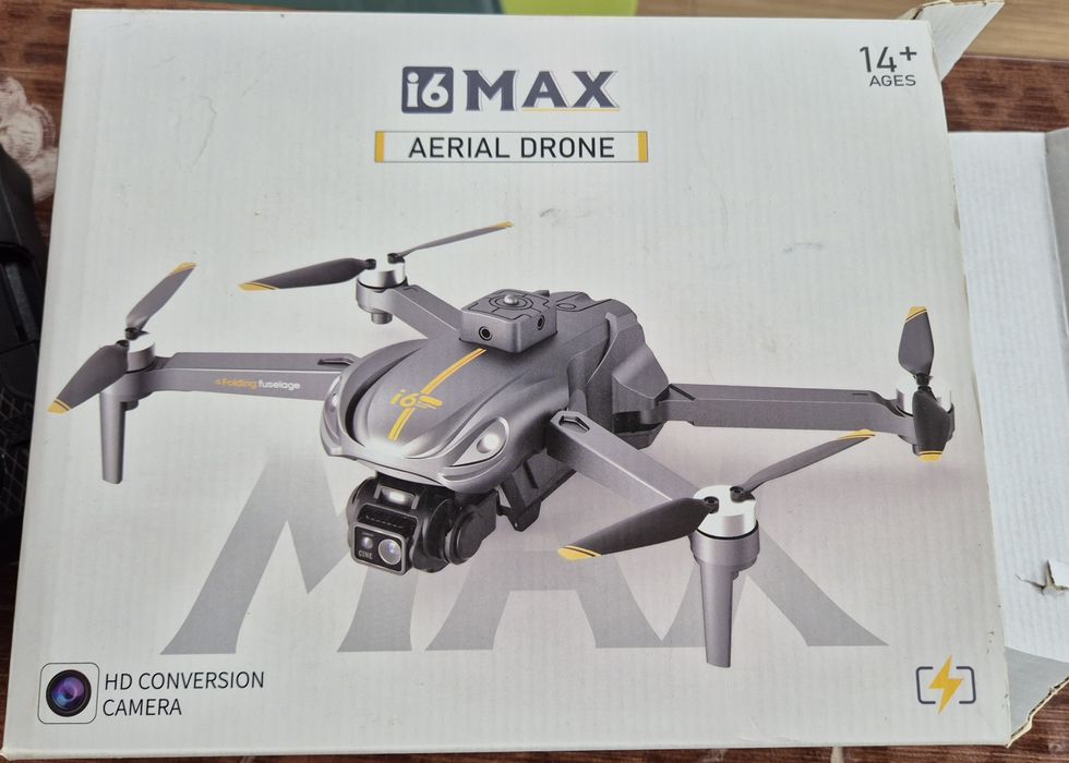 Сгъваем Дрон i6 Max "Oсата", FPV 4K Камера с Нощно Виждане