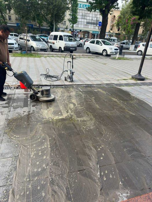 Чистка брусчатки. Мойка фасадов. Уборка. Химчистка мебели.