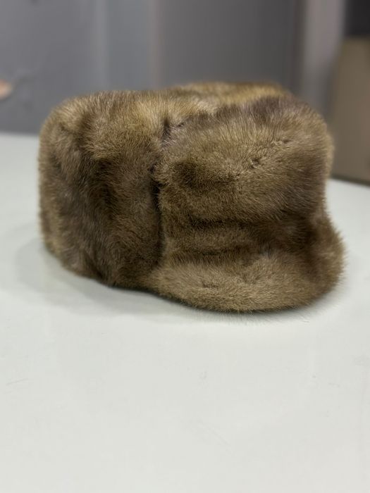 Норковая шапка мужская