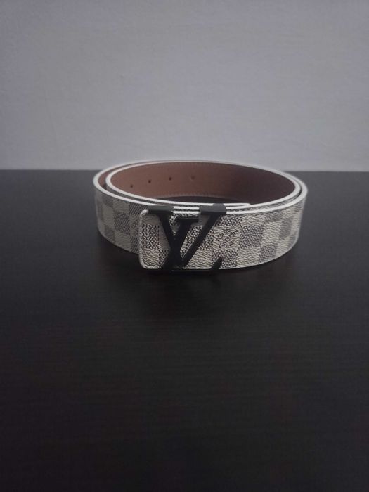 Curea LV White Squares & Black