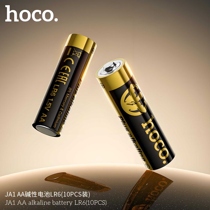 Hoco JA1 LR06 AA 1.5V Alkaline щелочная батарейка повышенной ёмкости