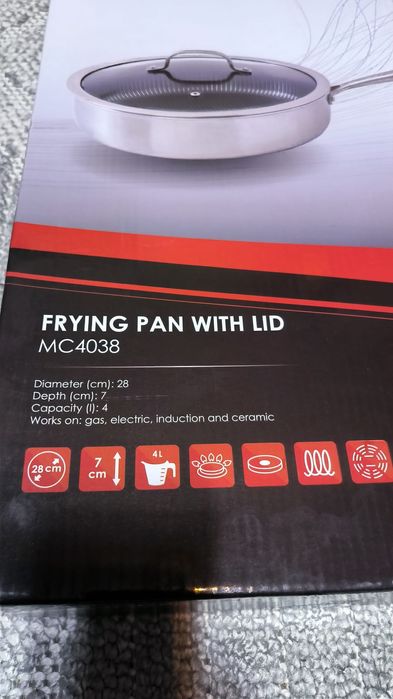 Tigaie cu  capac Myria