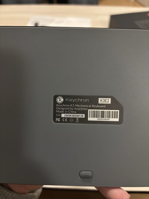 Механична клавиатура Keychron K3 V2 RGB Hot-swappable