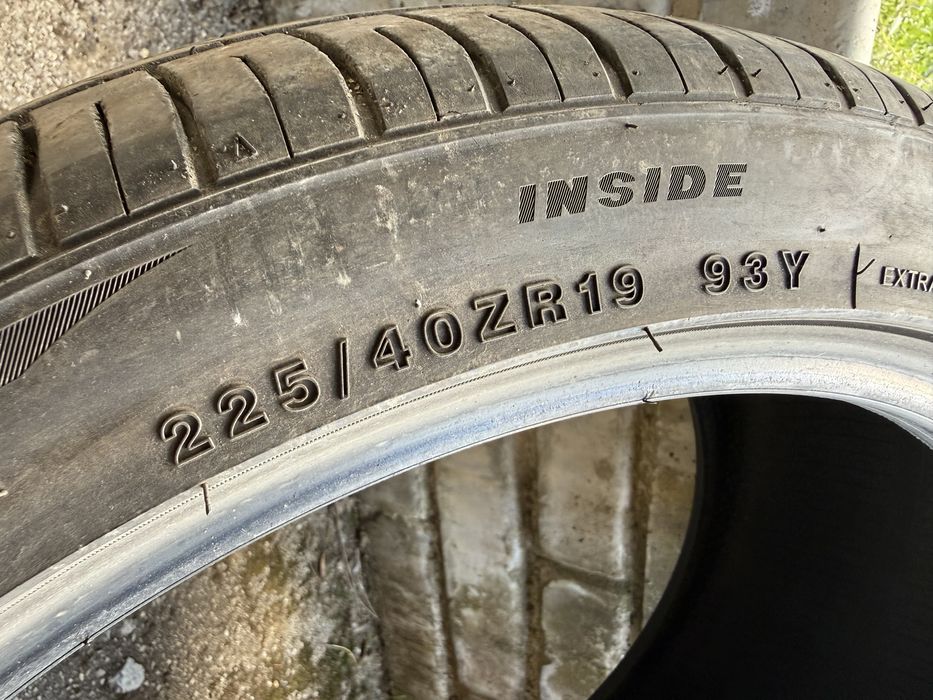 Летни гуми спорт пакет 19 цола 225/40R19 и 255/35R19 ДОТ: 2020 sport paket 255-35 и 255-40 на 19 BMW