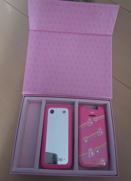 Сгъваем Barbie розов телефон