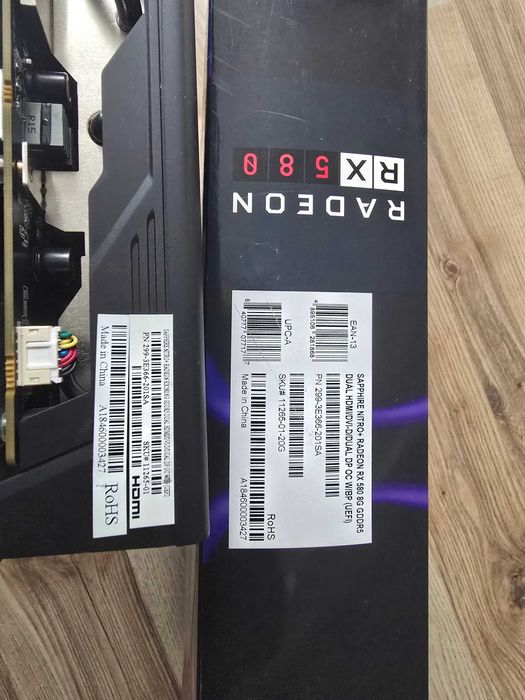 Placa video Sapphire RX 580 Nitro+ 8 GB GDDR5