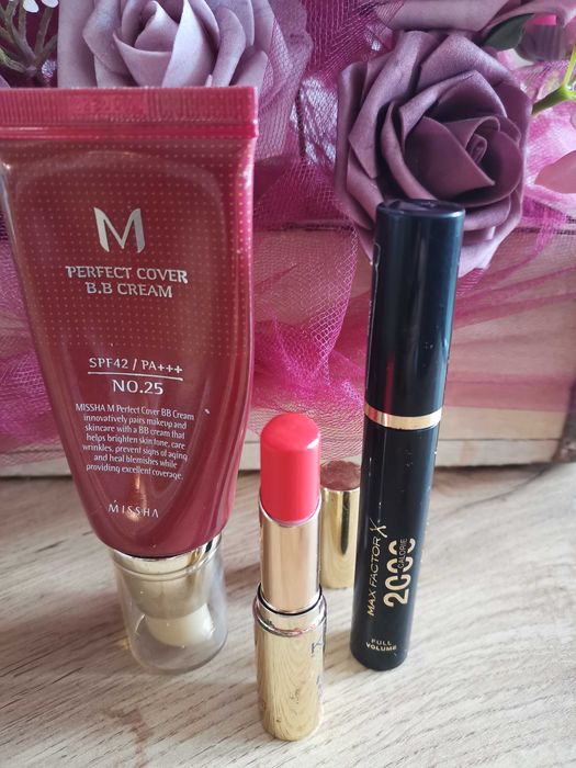 Маркова козметика MISSHA 40ml SPF42, червило и спирала за 14,90