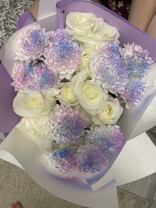 Цветы свежие 17 шт