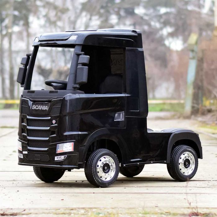 Camion electric pentru copii SCANIA R-SERIES 4x4 180W 12V 14Ah PREMIUM