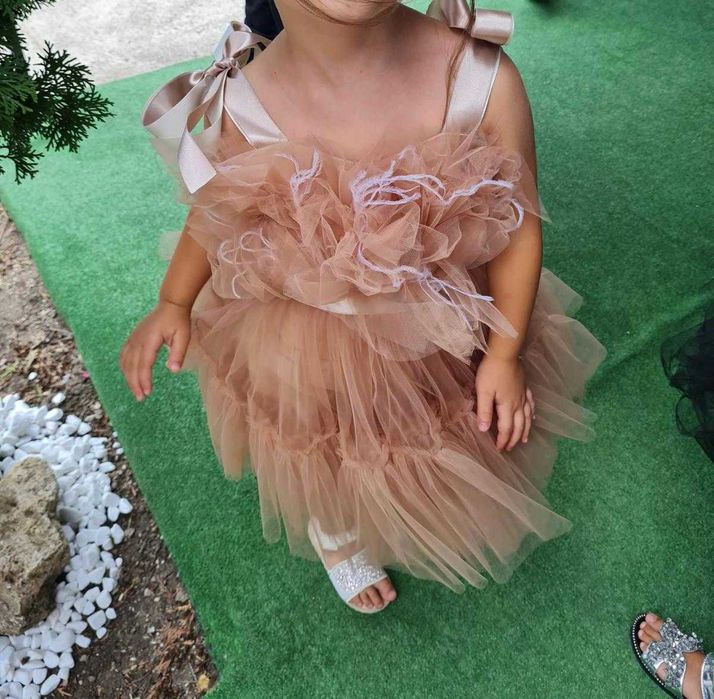 детска официална рокля