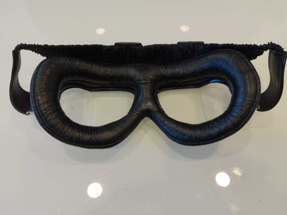 Ochelari moto/Oldtimer Cabrio BARUFFALDI Vintaco Nero - originali, noi