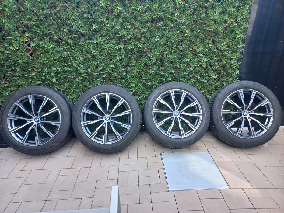 Jante originale bmw x5 x6 R20 + cauciucuri Pirelli de vara