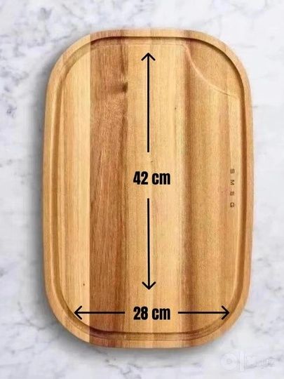 Разделочная доска Smeg из дерева