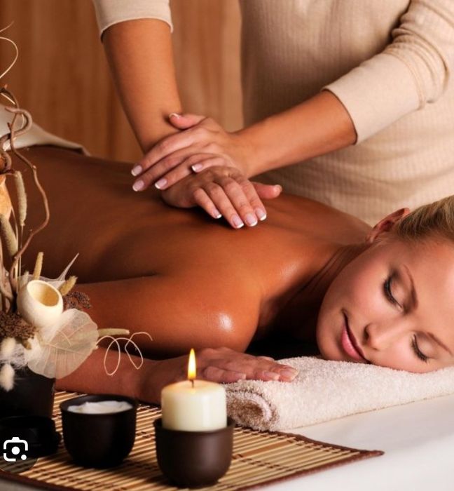 Массаж на выезд и пилинг