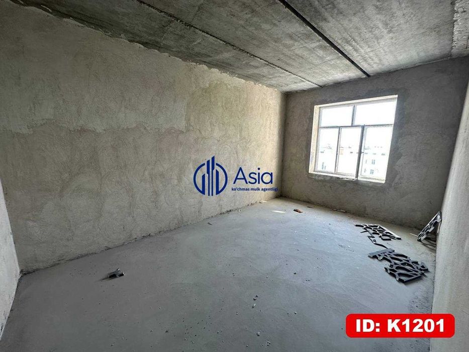K1201 Samarkanskiy 2xonalik kvartira korobka holatda sotiladi