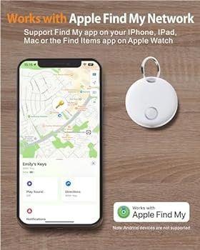 Set de 4 Smart Tag, Air Tracker Airtag compatibil doar cu Apple Find M