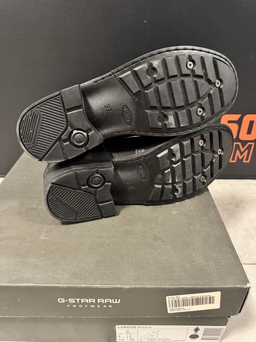 Ghete G-Star biker din piele naturala