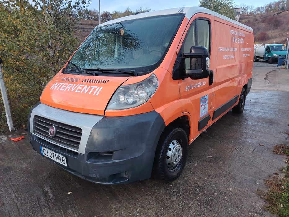 Fiat ducato 2010 cu utilaj desfundare canalizare
