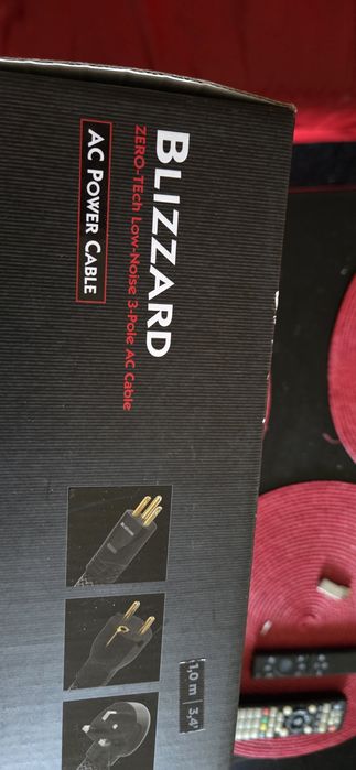 Audioquest blizzard extreme 1м захранващ кабел
