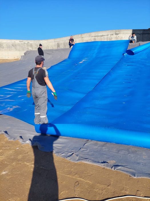 Геомембрана HDPE , LLDPE от 0,5-2мм