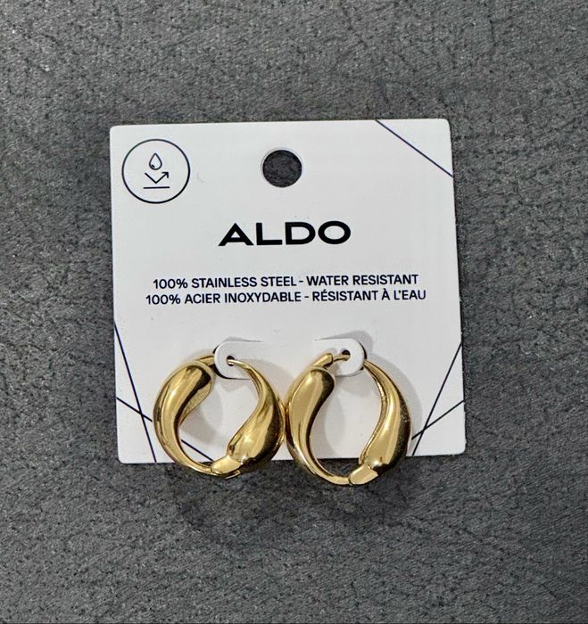 Златисти кръгли обици Aldo