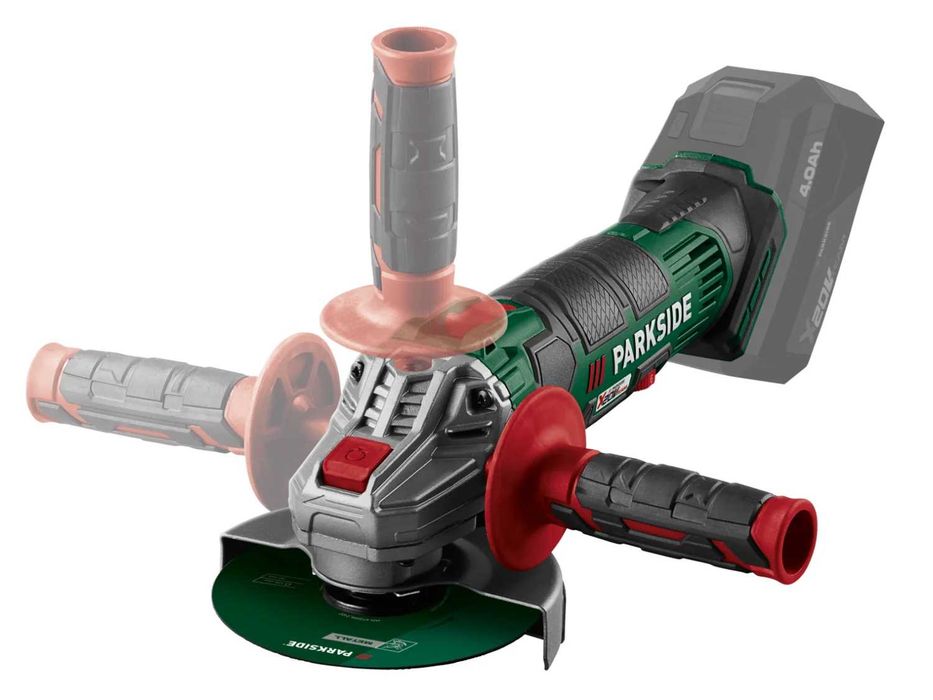 Parkside 20v Акумулаторен Ъглошлайф 3г. гаранция