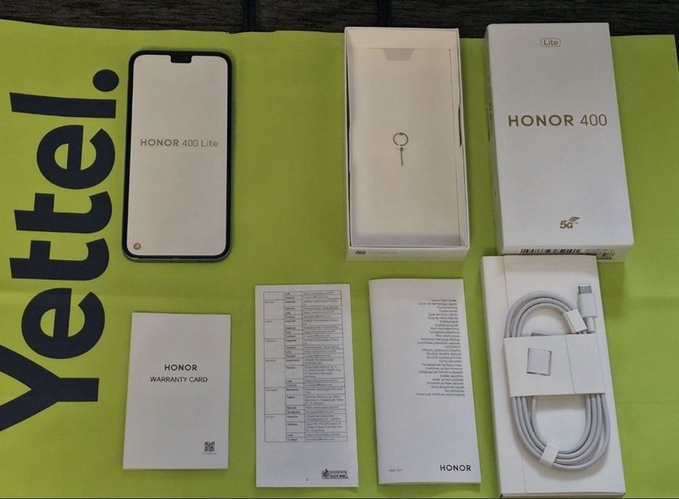 ЧИСТО НОВ Honor 400 Lite Гаранция Yettel 2028г. Green