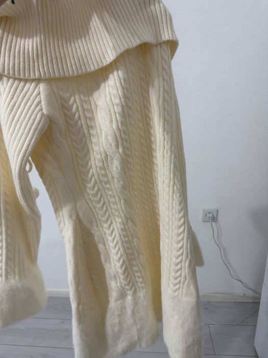 Зимна бяла рокля Shein