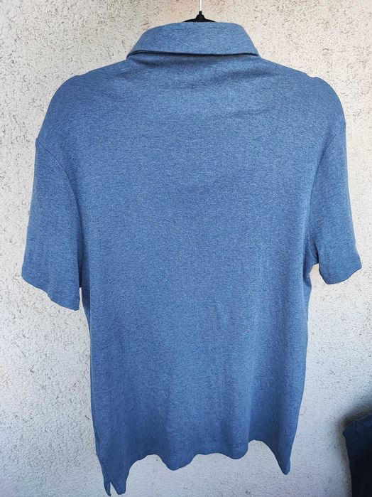 Tricou Polo Banana Republic nou cu etichetă, Luxe Touch Performance, mărimea M, albastru