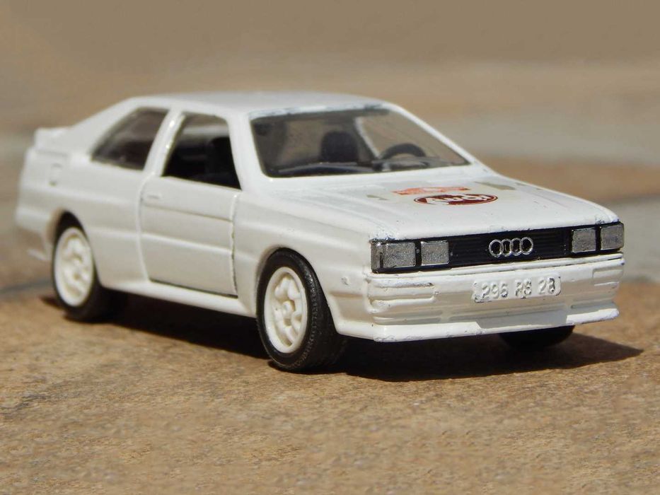 Macheta Audi Coupe B2 Quattro 1981 Raliu San Remo 1:43 Solido Franta