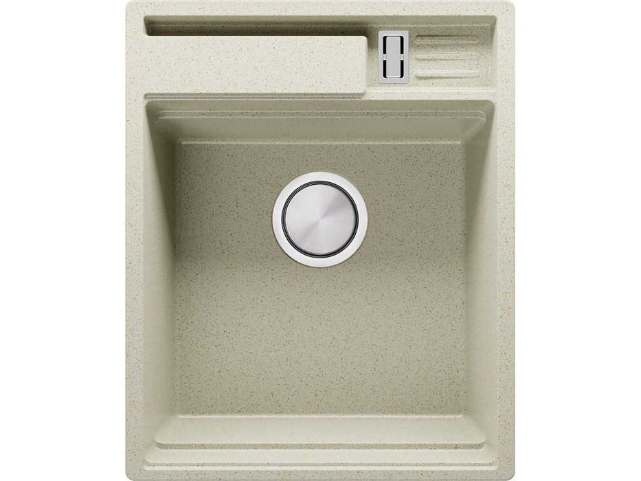 Кухненска Мивка от гранит модел Осло 45 Премиум 430 x 530 мм Бежова