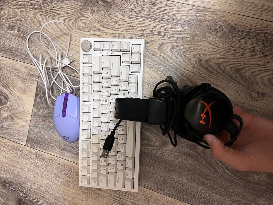 Переферия комлектами hyperx/logitech/ajazz