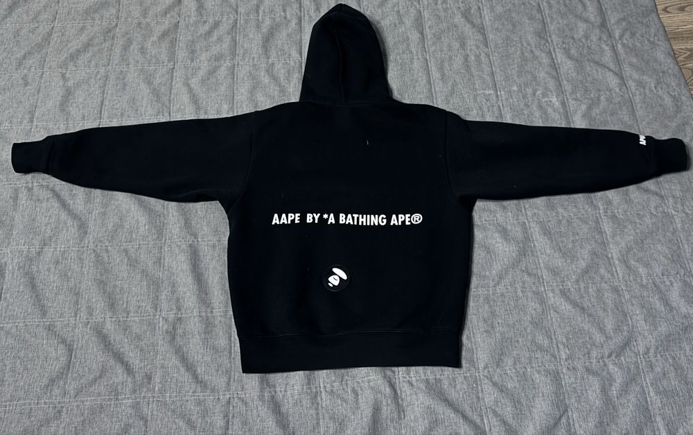 aape zip hoodie s size