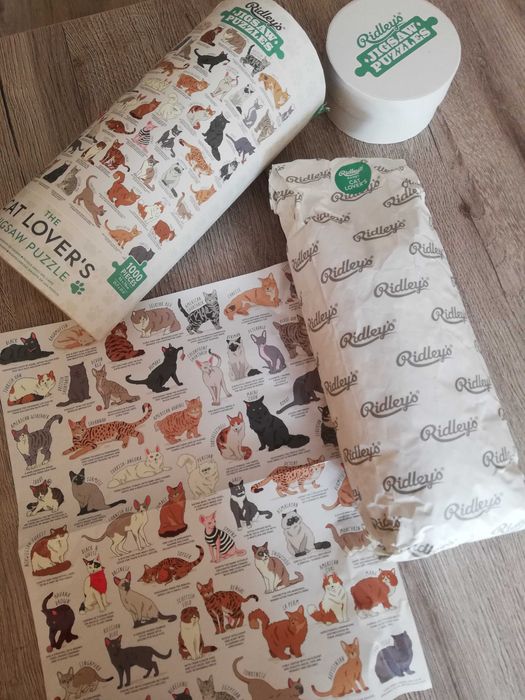 Cat Lover's Puzzle 1000 части - пъзел с породи котки