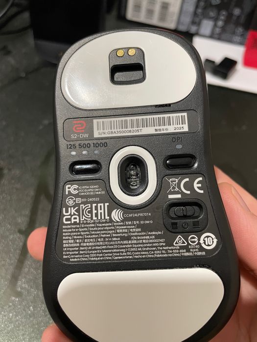 Геймарска безжична мишка ZOWIE S2-DW 4K