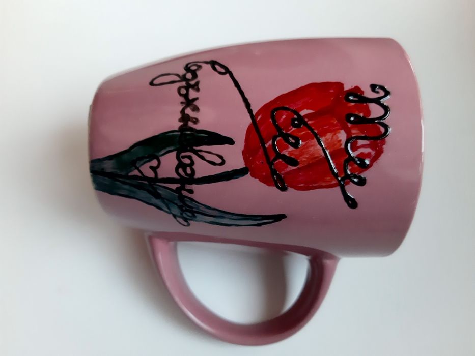 Ръчно рисувана чаша