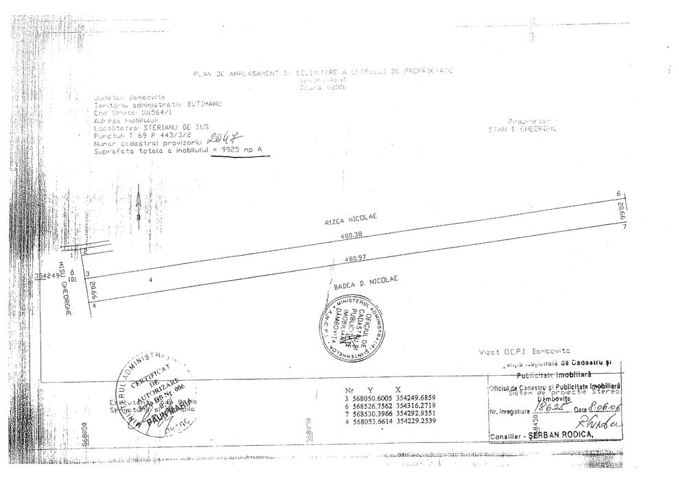Teren extravilan Butimanu, Dâmbovița