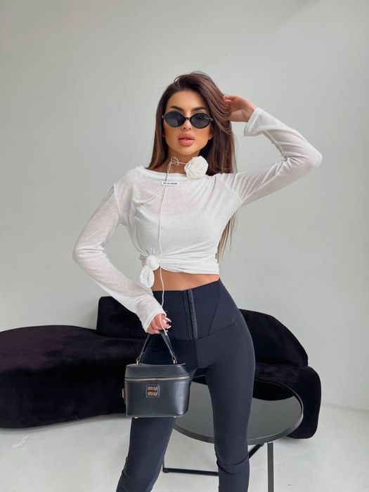 Полупрозрачни лонг топове Miu