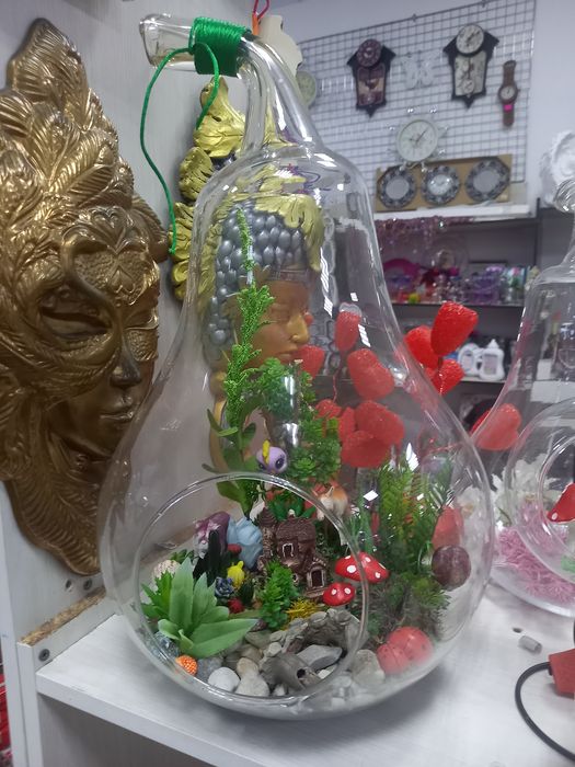 Для дома  и сада флорариум