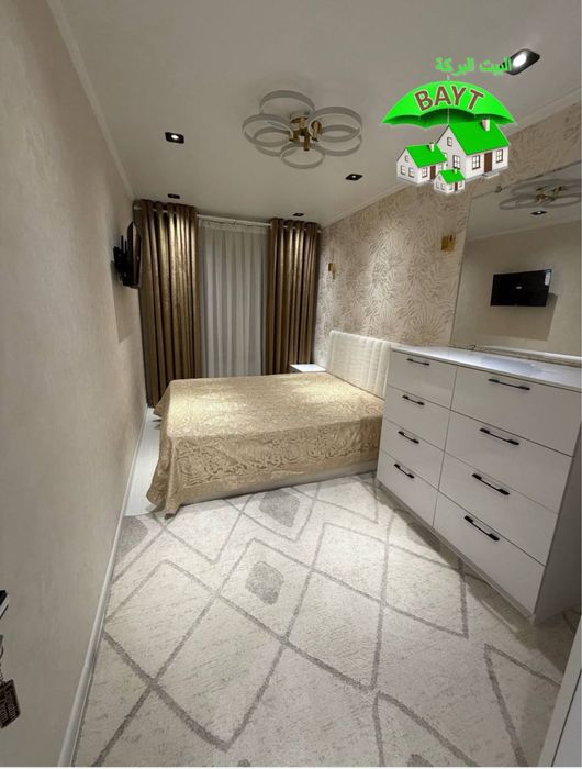 ~2в3/1/4, Чиланзар 6 квартал, ПАРУС, Евро+Меб+Тех продаётся квартира